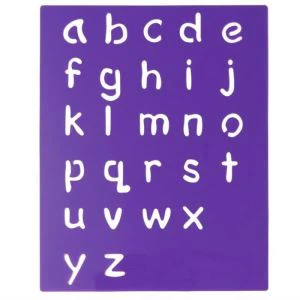 Bảng chữ cái PP Stencil Glossy